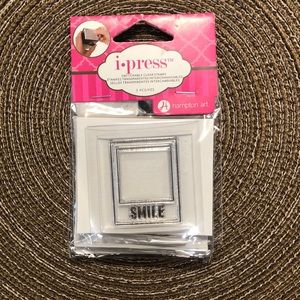 I-Press Clear Stamp Set - Smile, Say Cheese, Everyone Smiles Same Langua…